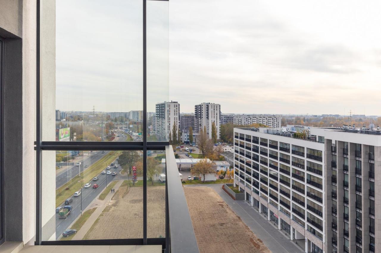 Wola Chic Blue Apartment วอร์ซอ ภายนอก รูปภาพ